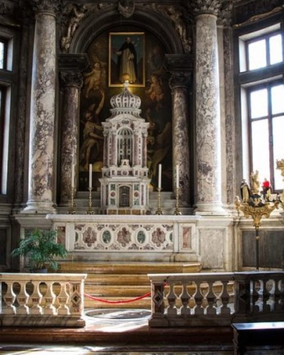 easter church service in venice